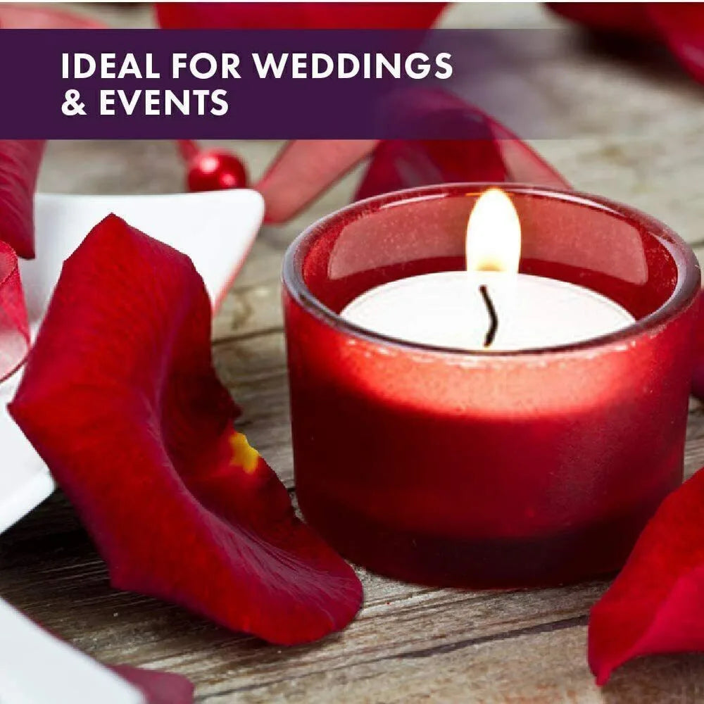 200-Pack White Unscented Tealight Candles (4-Hour Burn Time)