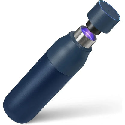 Self-Cleaning Insulated Stainless Steel Water Bottle – 25 oz (Monaco Blue)