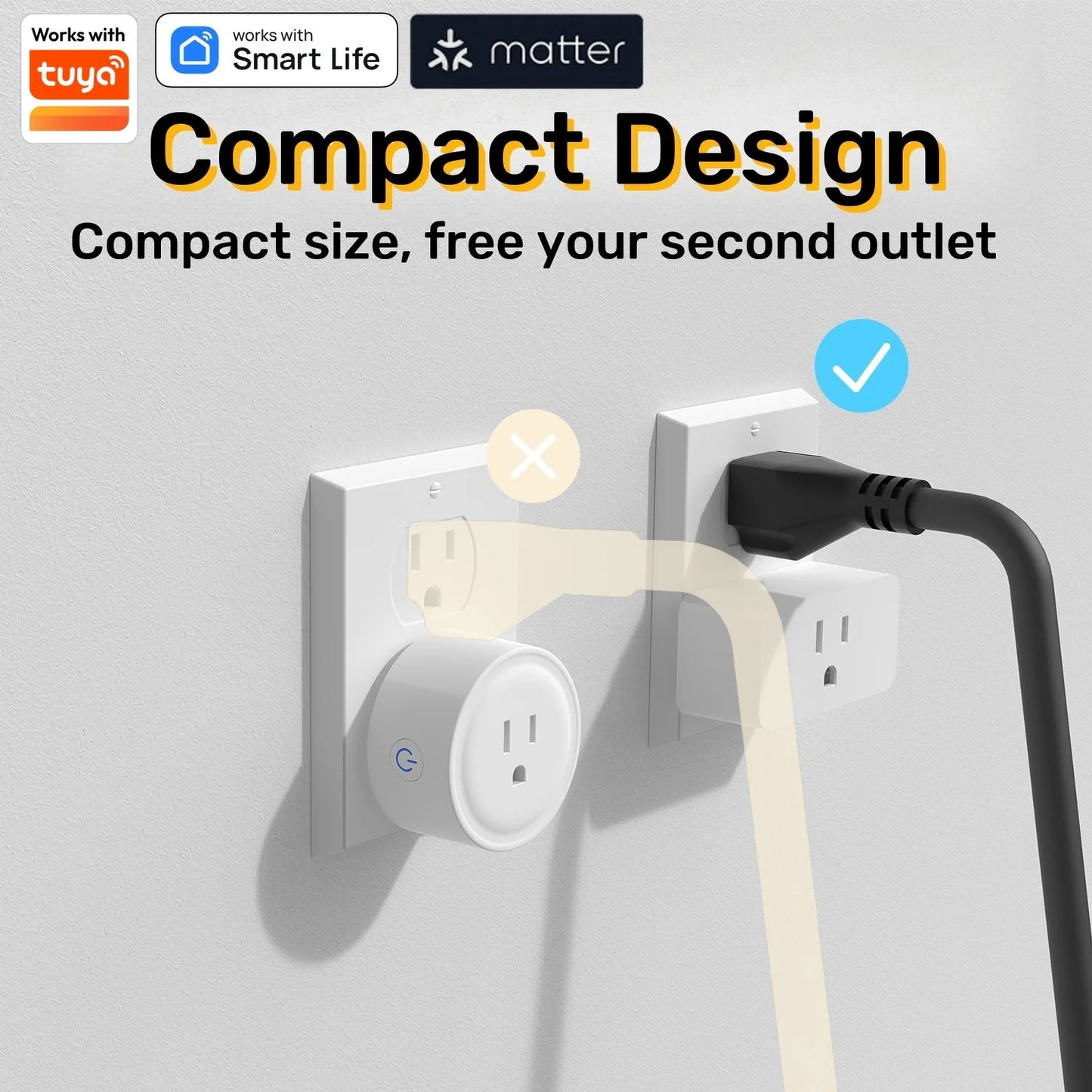 WiFi Mini Smart Socket (10A, US)
