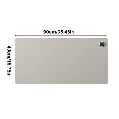 Extra-Large Heated Desk Pad – PU Leather Hand Warmer &amp; Writing Surface