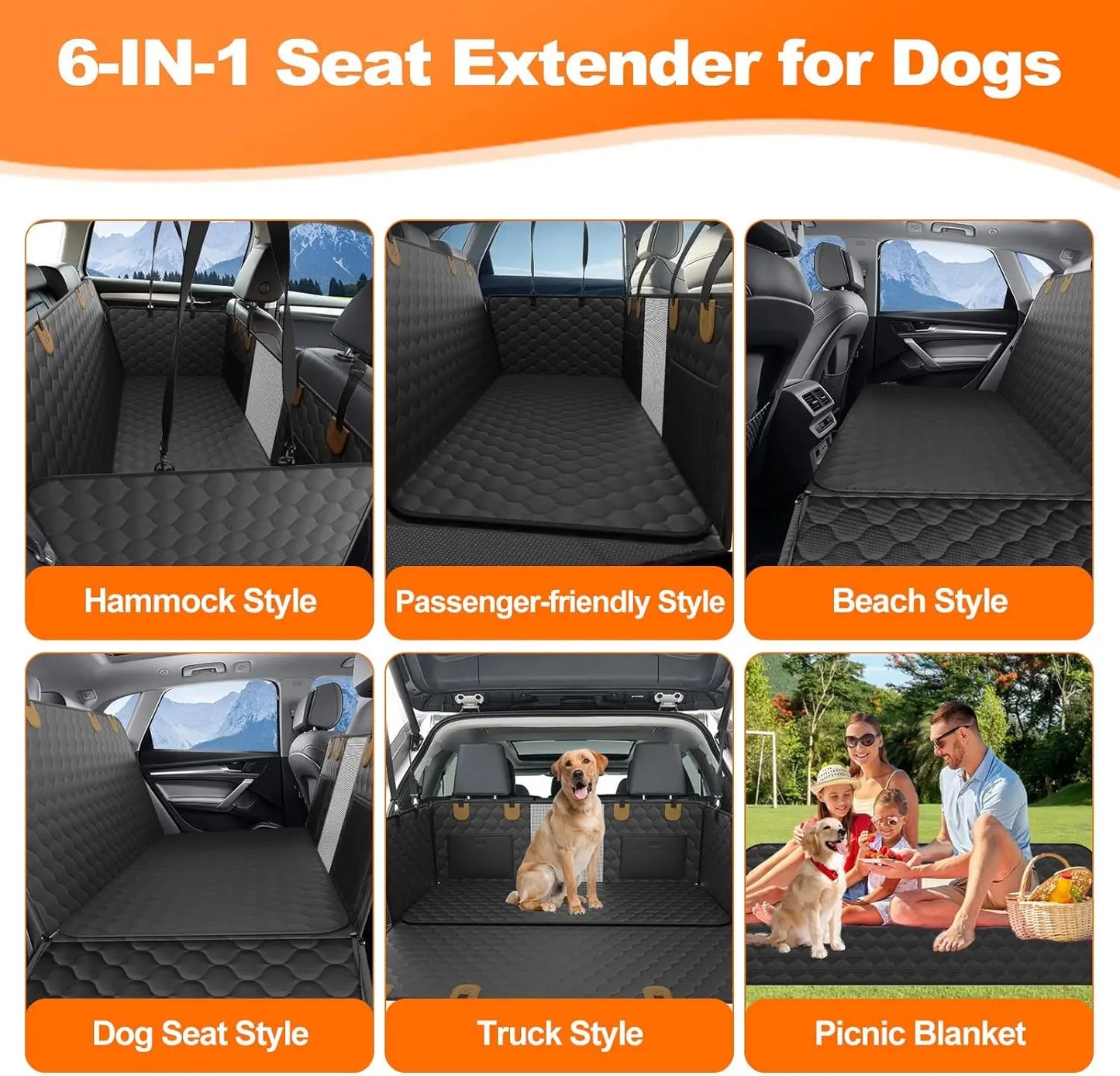 Premium Back Seat Pet Protector